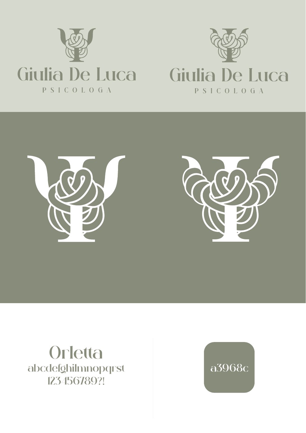 Brand identity Giulia De Luca